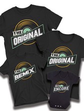 Original Remix Encore Music Matching  T-Shirt Dad Mum Kids Family Baby