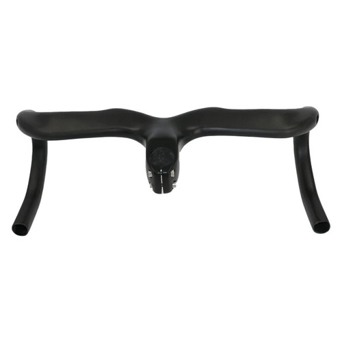 Full Carbon Fibre Road Bike Integrated Handlebar with Computer Stent Hole - Picture 3 of 15