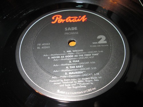 SADE PROMISE LP NM NEAR MINT US PORTRAIT VINYL - Picture 4 of 5