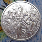 1 oz. 2023 MOLON LABE #5 Type V BU rounds .999 fine silver
