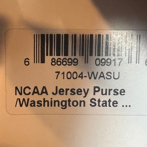 Jersey purse. NCAA Washington State University Crossbody. NWT - Picture 5 of 5