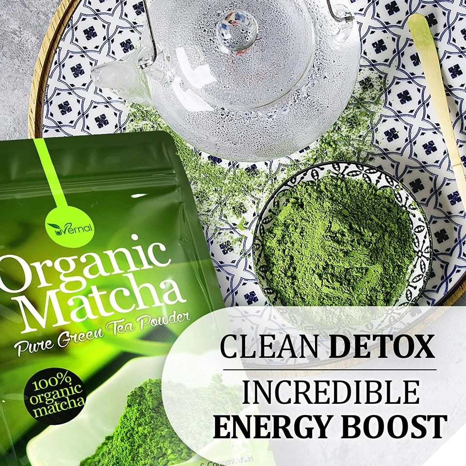 Organic Matcha Green Tea Powder 100% Pure Matcha 4oz - Image 2 of 4