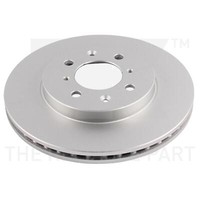 NK 2X Bremsscheibe Ø258 Mm BelüFtet Beschichtet FüR Honda Jazz II Gd_ GE3 GE2