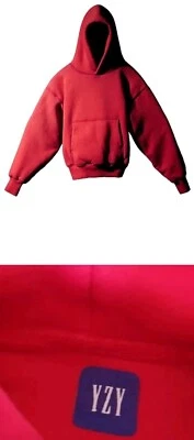 Gap X Yzy KIDS 5/6 Hoodie Kanye West Authentic nwt small Red Yeezy
