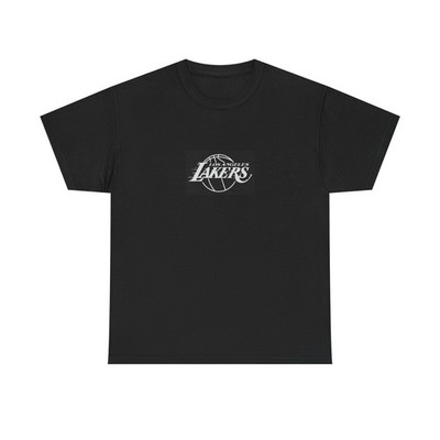 Lakers Herren Basketball T-Shirt Bekleidung 100% Baumwolle Größe S