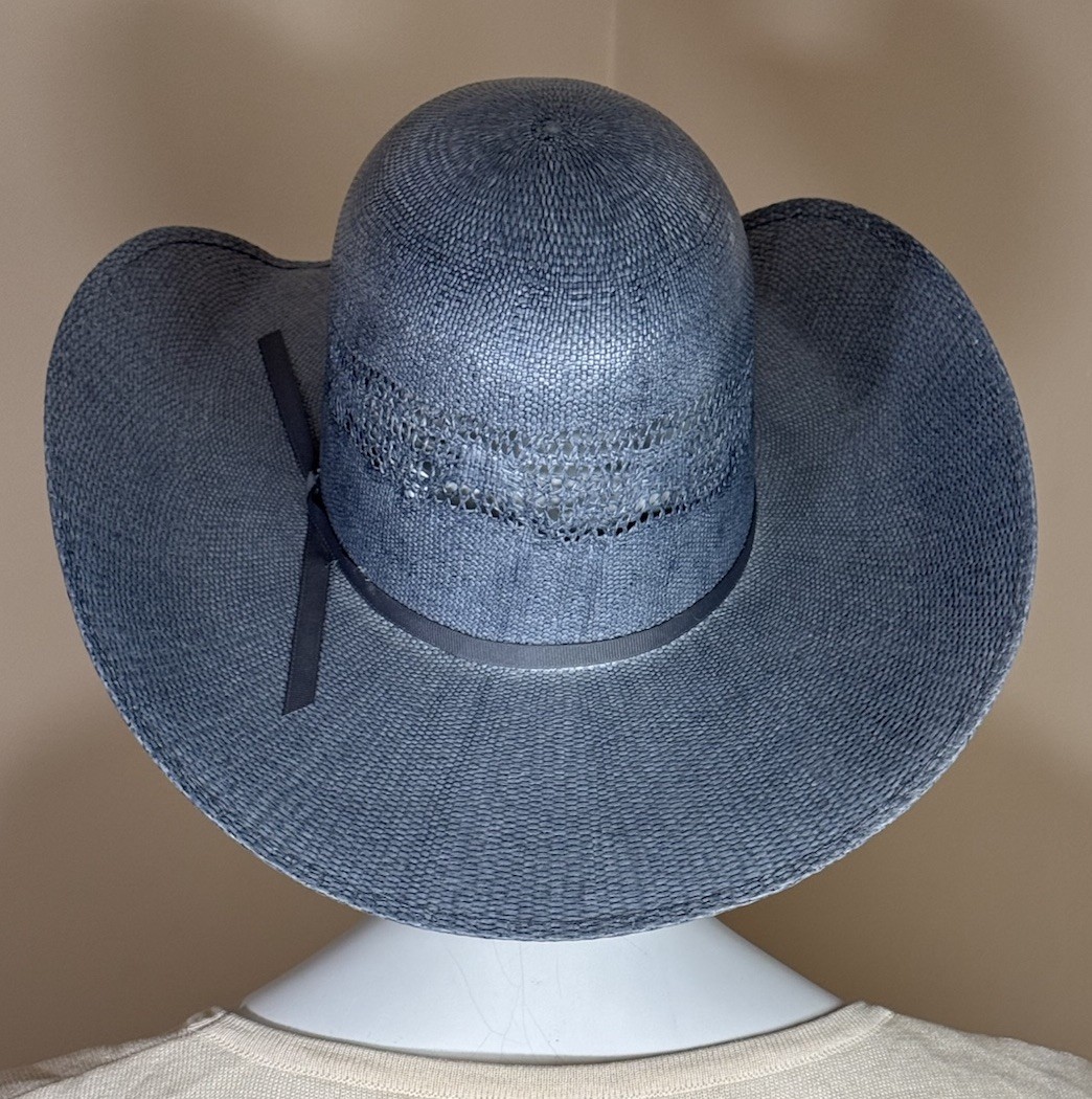 Atwood Halfbreed Bangor Gris Gray Open Crown Straw Cowboy  display picture 3