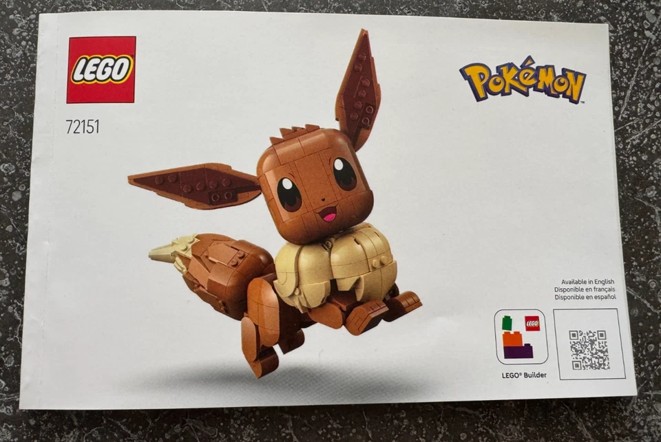 72151 LEGO INSTRUCTION BOOK ONLY Pokemon Eevee - Image 1 of 1