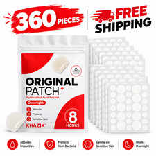 360pcs Skin-Calming Acne Patches Hydrocolloid Technology Gently Heals Blemishes