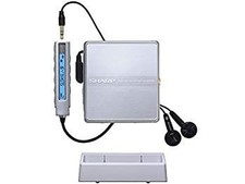 Sharp MD-ST600 Portable MiniDisc Player MDLP Silver For Parts Japan