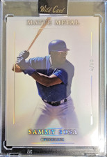 2026 Wild Card Matte Metal Sammy Sosa /10 Chicago Cubs