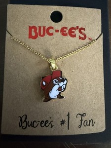 NEW Buc-ee’s #1 Fan Necklace with Charm Bucees Buc-ee’s #1 Fan 