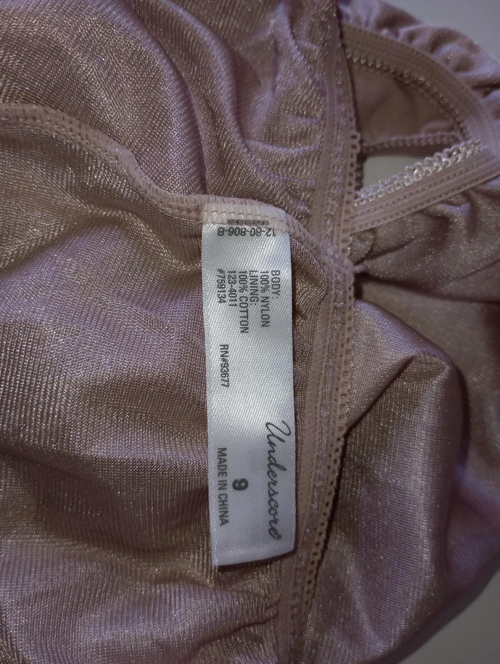 Calzoncillos de nailon con subrayado para mujer 9 tiro alto cobertura completa ropa interior bragas vintage Foto 3 de 4