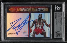 BAS 2000-01 Bowman's Best Darius Miles #LRC3 BGS Authentic Auto 3c7
