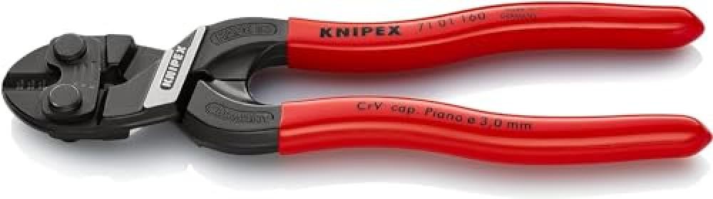 (TG. 160 mm / SB-Verpackung) Knipex Cobolt S Tronchesi a Doppia Leva Bonderizzat