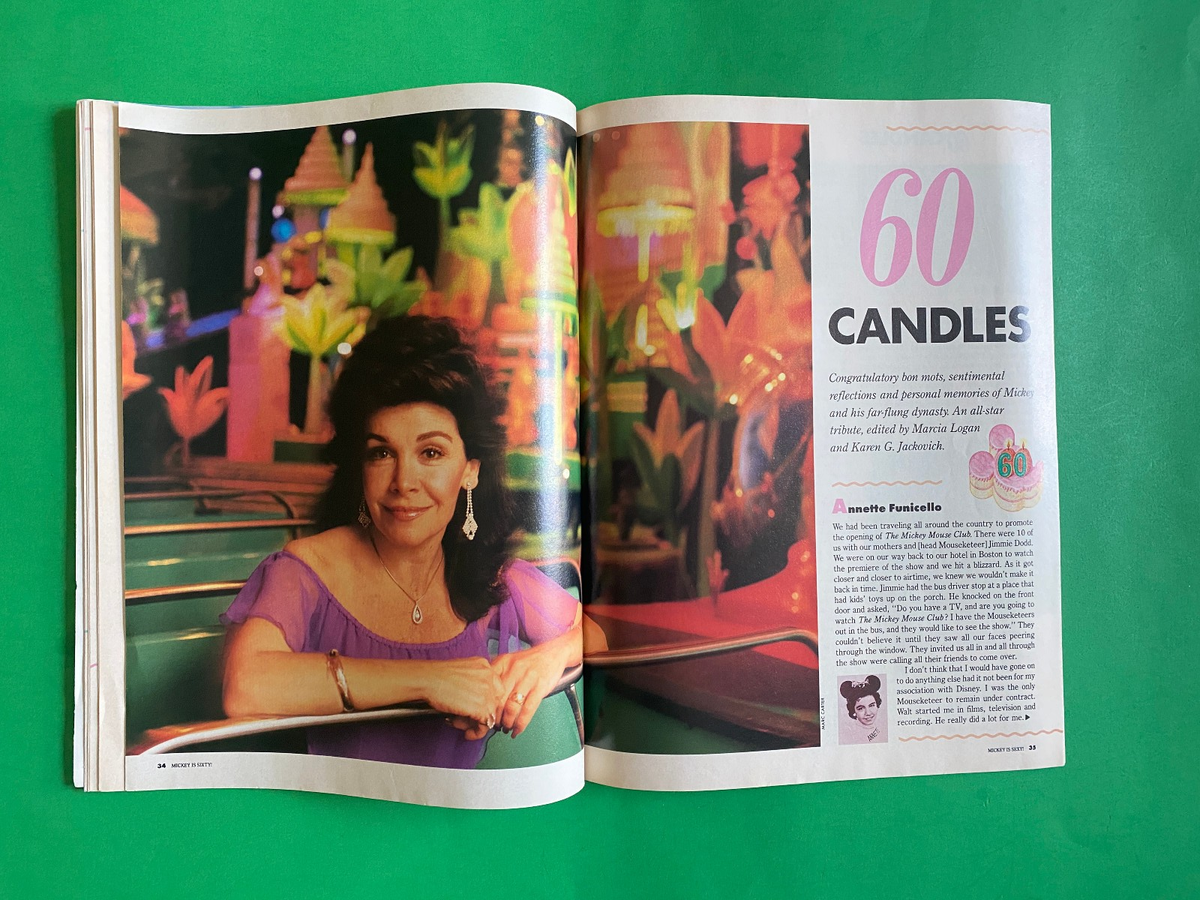 Mickey is Sixty! Commemorative Magazine Mickey Mouse Animation Art
