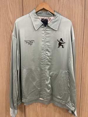 Visvim Redsun Souvenir JKT ICT Satin Green Zip Souvenir Jacket