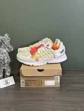 nike off white presto box