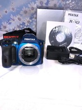 PENTAX K 30 Digital Single Lens Reflex Camera Set Sale Crystal Blue