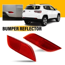 Rear Passenger + Driver Side Bumper Reflector For 2012-2015 Subaru Impreza Sport