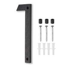 10 Inch House Number, House Address Numbers Sign Large Floating, Black, 1
