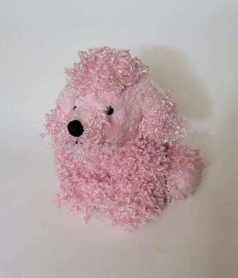 GANZ Webkinz Pink Poodle Plush - No Code - Stuffed Animal HM107