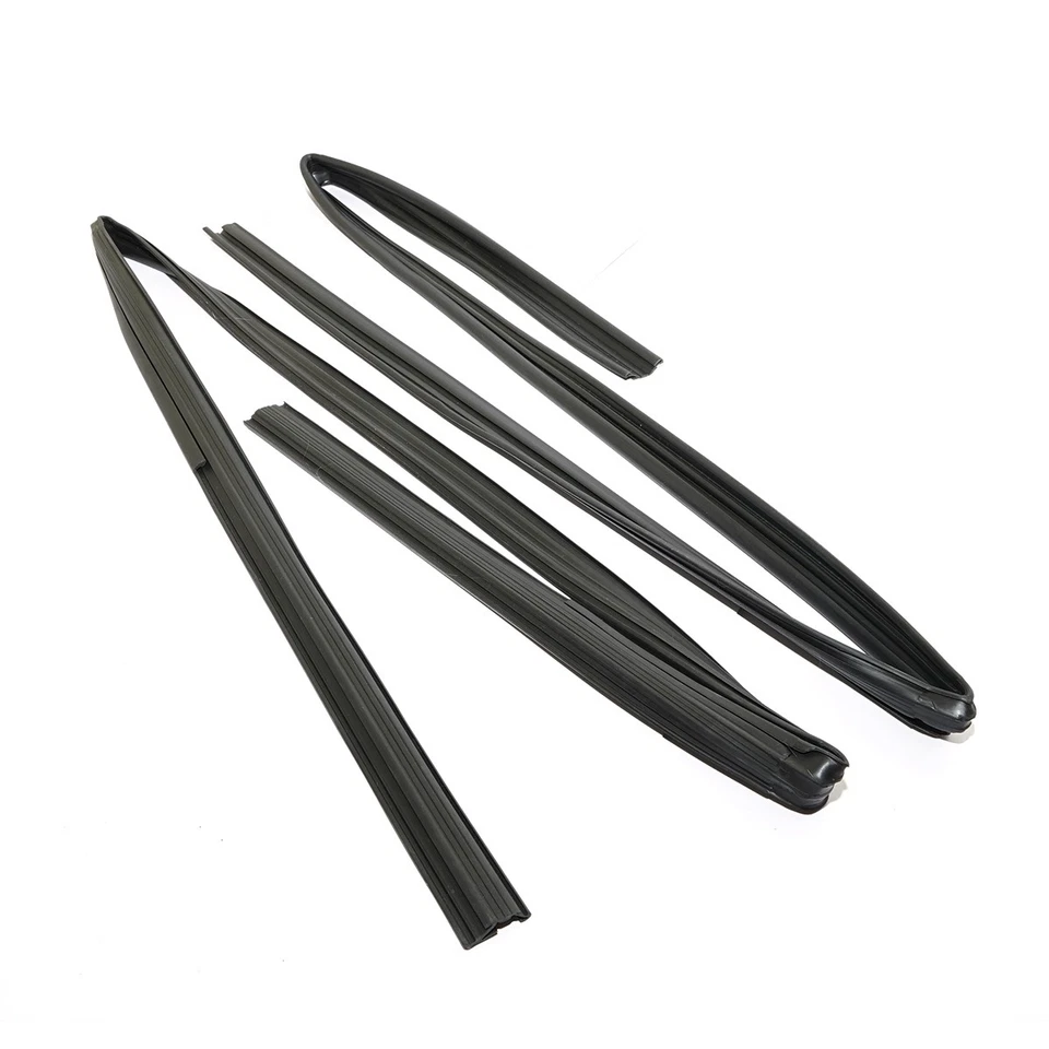 Fit 2013–2017 Honda Accord CR1 CR2 CR3 CR4 Front Door Glass Run Channel Seal Set - Image 4 of 4