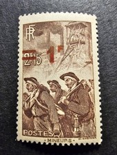 TIMBRE FRANCE MINEURS N°489 NEUF ** LUXE MNH 1940