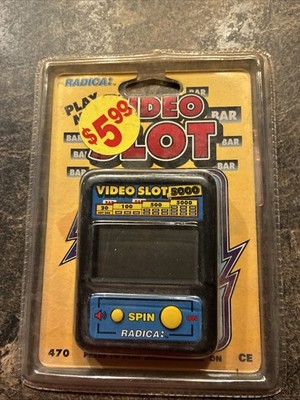 Vintage Radica Video Slot 5000 Model 470 Handheld Electronic Game 90s New Sealed