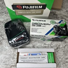 Fujifilm Discovery 290 Zoom 35mm Point  Shoot Film Camera With Manual  Case