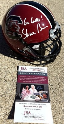 SHANE BEAMER SIGNED Gamecocks Mini Helmet JSA COA South Carolina