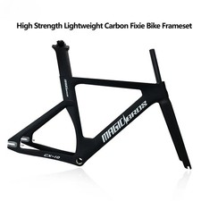 Telaio bici Fixie in fibra di carbonio 49CM/51CM/54CM/57CM ingranaggio fisso telaio bici