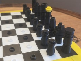 Custom LeGO Inspired Iconic Chess Set - Custom 3D Printed