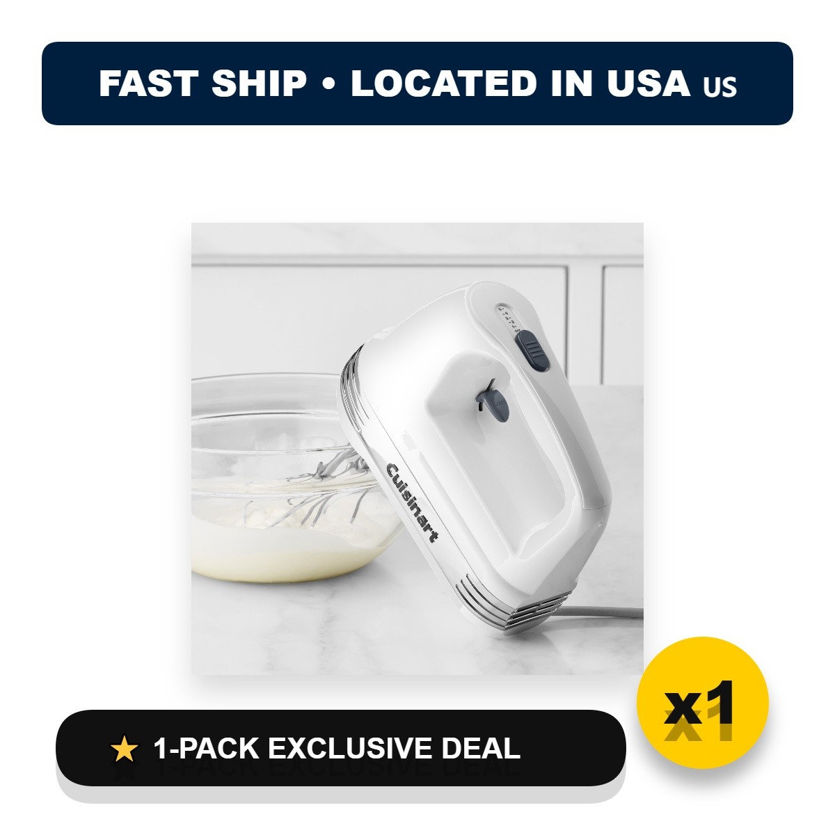 Cuisinart Power Advantage 5-Speed Hand Mixer 220W Electric K