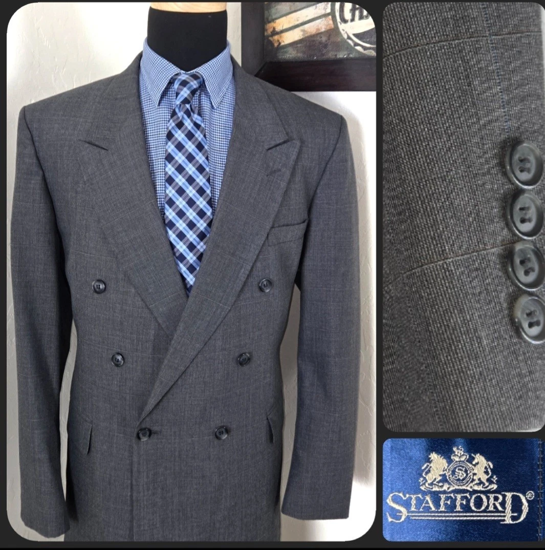 Double-Breasted 46 Size Blazers for Men for sale | eBay