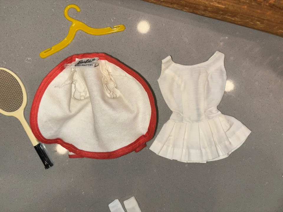 Barbie Ken 1962 Time for Tennis #790 & Tennis Anyone #0941 OUTFITS Japón de colección Foto 4 de 4