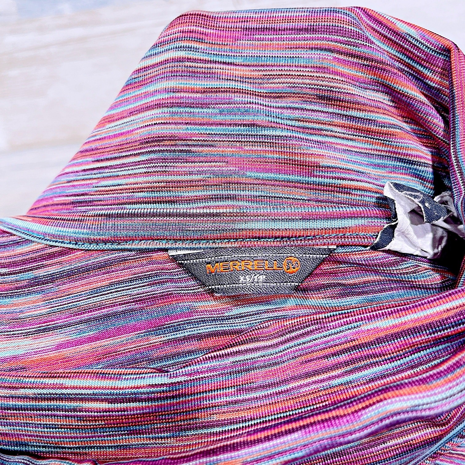 Merrell Funnel Neck Performance Pullover Pink Mel… - image 5