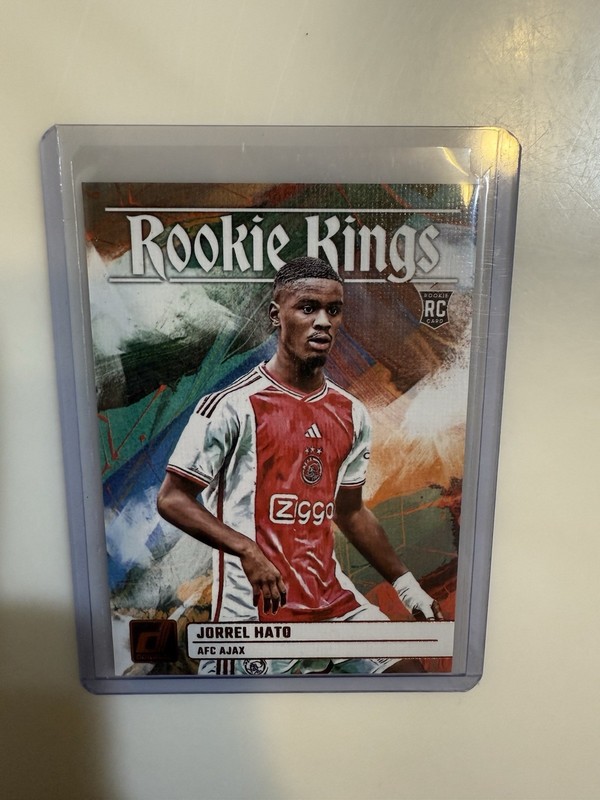 2023-24 Panini Donruss FIFA Rookie Kings Jorrel Hato #14 (RC)