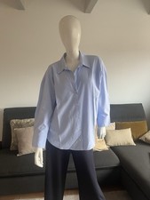 🌹*  MARKENLOS *hochwertige modische blaue Bluse Tunika  GR. L/40 🌹