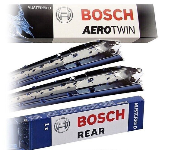 Bosch Scheibenwischer AM460S + A330H Aerotwin Vorn + Hinten FüR VW Polo 9N1-image