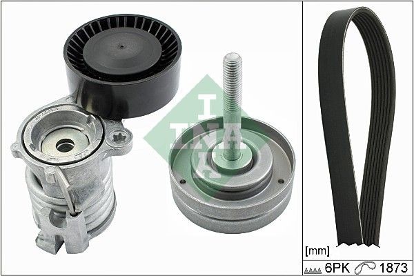 INA Keilrippenriemensatz 529 0090 10 FüR Seat Skoda VW-image