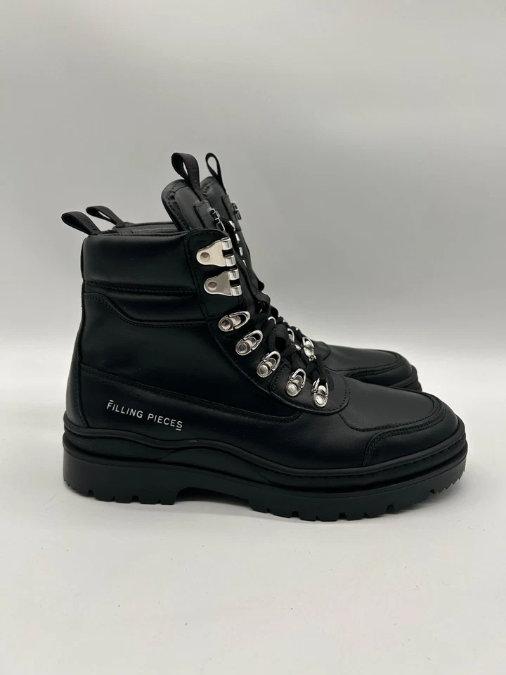 Filling Pieces Damen Lederstiefel Schwarz EUR 42 - Bild 1 von 4