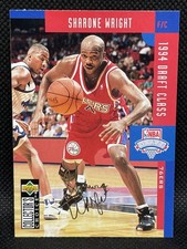 1994-95 Collector's Choice International Sharone Wright #411 Gold Signature