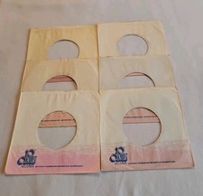 45 RPM 7" RECORD SLEEVES CO. SLEEVE 6 PACK SEE PHOTOS 20th Century SLV308