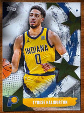 Tyrese Haliburton 2025-26 Topps Basketball Stars of the NBA #SA-15 - Pacers