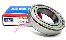 SKF 6008 ZZ DEEP GROOVE BALL BEARING, METAL SHIELDED 40x68x15 mm