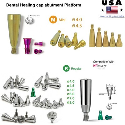 Healing Cap for Dental Abutment 3/4/5/7/9 mm Height Internal Hex Fit Hiossen OSS