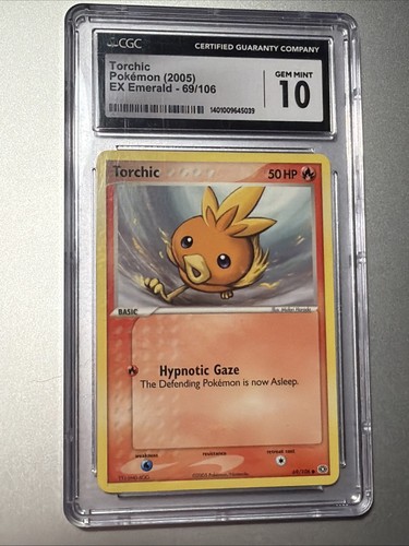 Torchic graded CGC 10 for sale on eBay