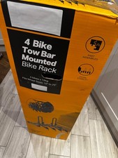 Halfords 4 Bike Towbar Mounted Bike Rack Cycle Carrier RRP 250 Rear Mount New