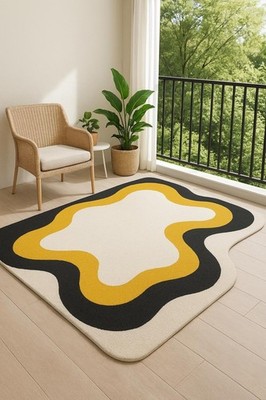 Handmade Rug | Irregular Rug | Wool Rugs | Living Room Rug | Tufted A358