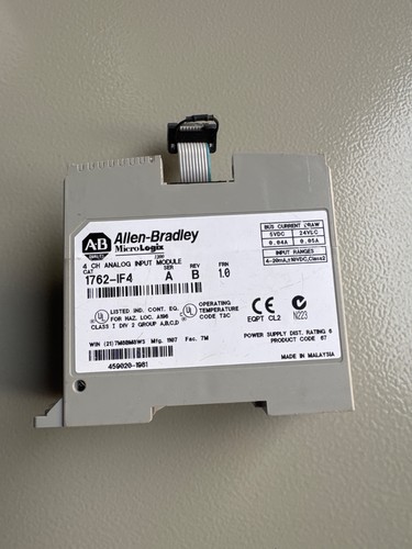 LOT OF 2 PCs Allen Bradley 1762-IF4 Ser A Micrologix 4CH Analog Input Unit - Picture 5 of 7